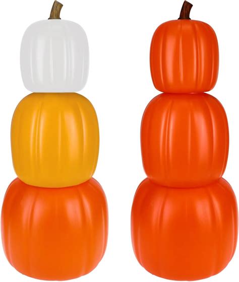 24 inch stacked pumpkins|Amazon.com: Stackable Pumpkins.